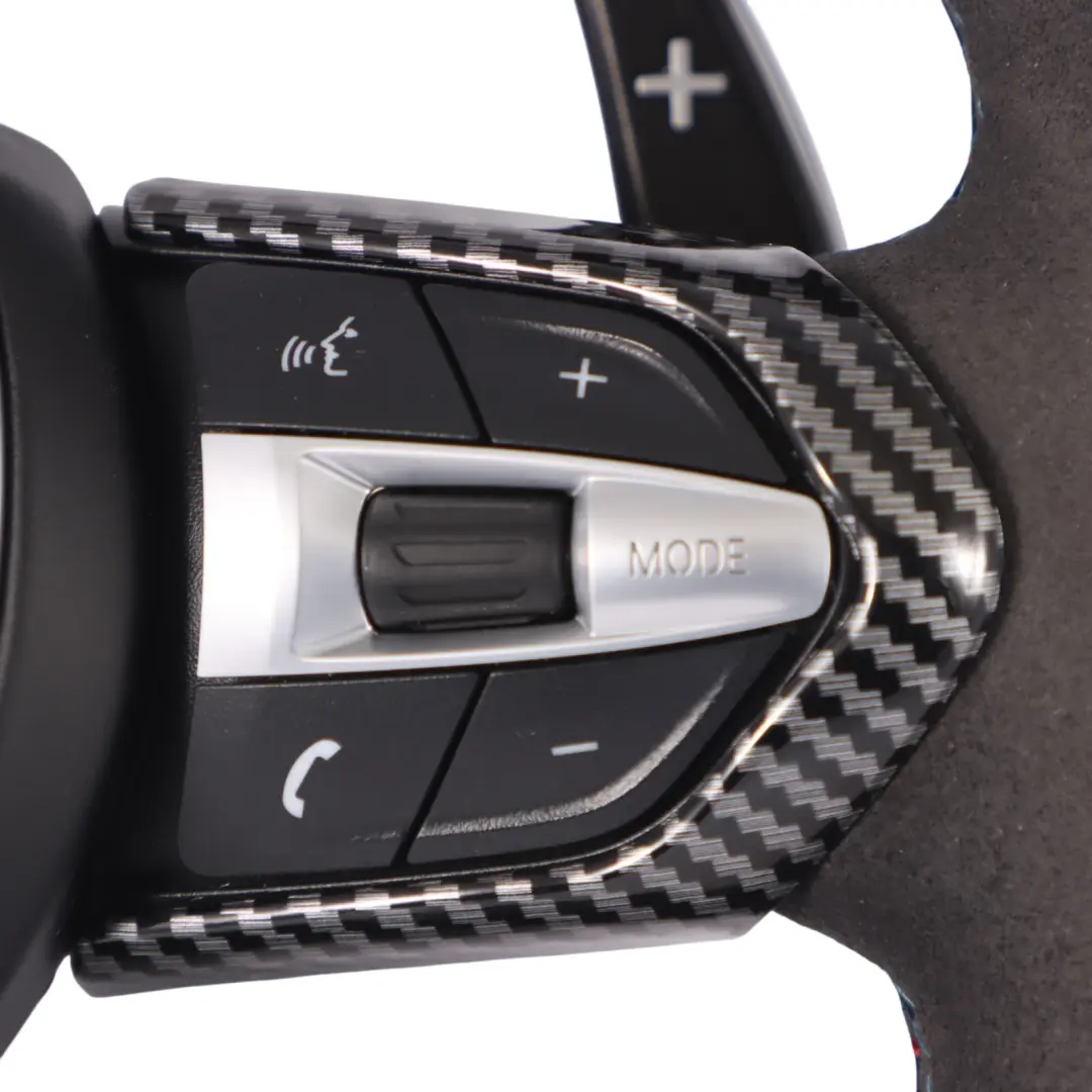 Pelle nera Alcantara M Sport Cambio al Volante per Volante BMW F80 M3 F82 M4 con numero di parte 7847606 Volante BMW F80 M3 F82 M4 Pelle nera Alcantara M Sport Cambio al Volante - SKU 7847606-6 - Numero di parte 7847606