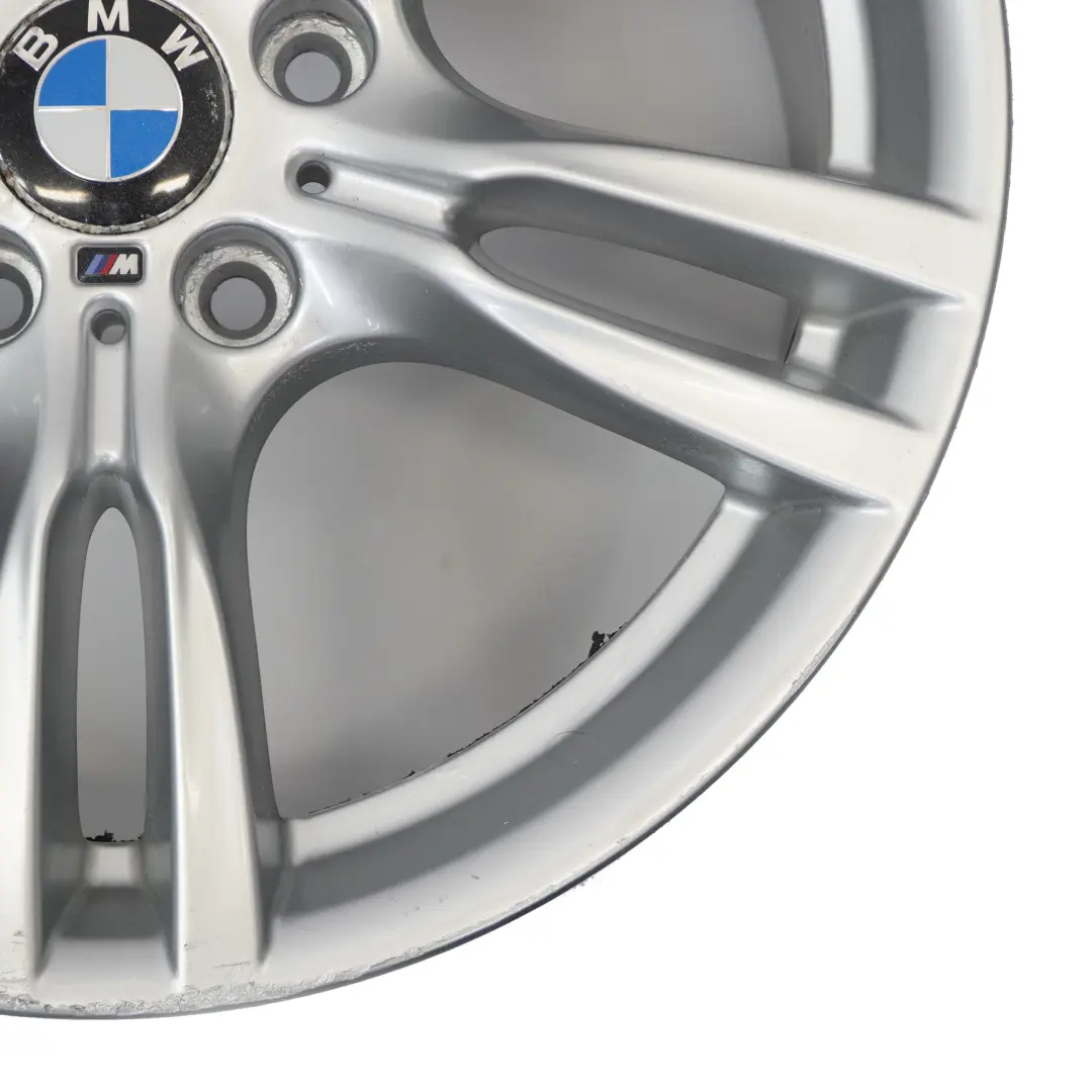 Srebrna Felga Aluminiowa 18" 9J M Star Spoke 400 ET:42 do BMW F34 GT o numerze 7848388 BMW F34 GT Srebrna Felga Aluminiowa 18" 9J M Star Spoke 400 ET:42 - SKU 7848388-2 - Numer Części 7848388