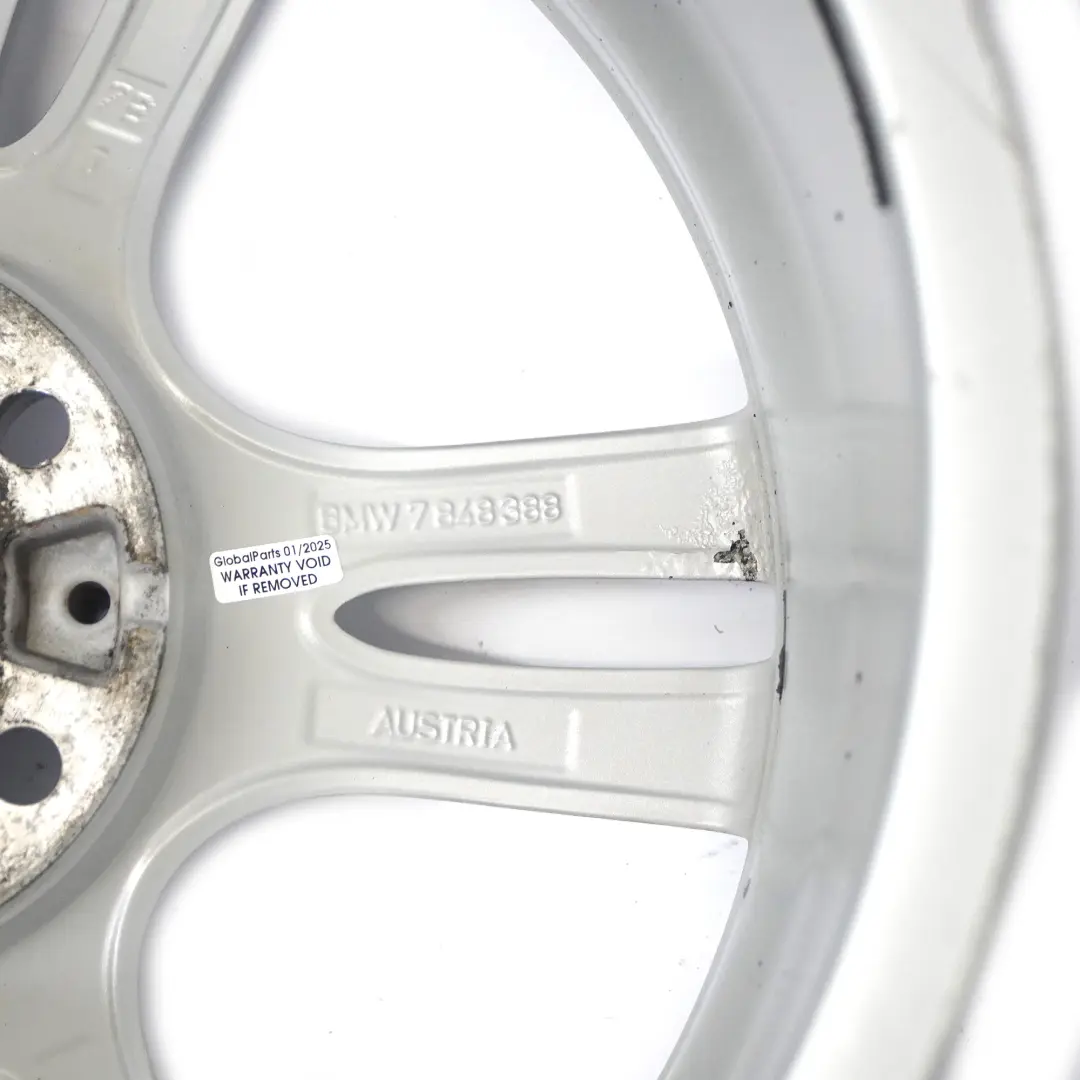 Alloy Wheel Rim 18" 9J M Star Spoke 400 ET:42 to BMW F34 GT Silver with Part number 7848388 BMW F34 GT Silver Alloy Wheel Rim 18" 9J M Star Spoke 400 ET:42 - SKU 7848388-4 - Part number 7848388