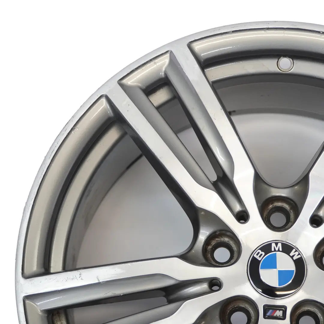  Llanta aleación BMW F45 F46 Gris Férrico 18" M Doble Radio 486 ET:57 8J - SKU 7848602-1 - Número de pieza 7848602