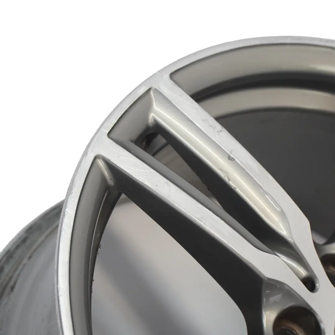  Llanta aleación BMW F45 F46 Gris Férrico 18" M Doble Radio 486 ET:57 8J - SKU 7848602-1 - Número de pieza 7848602