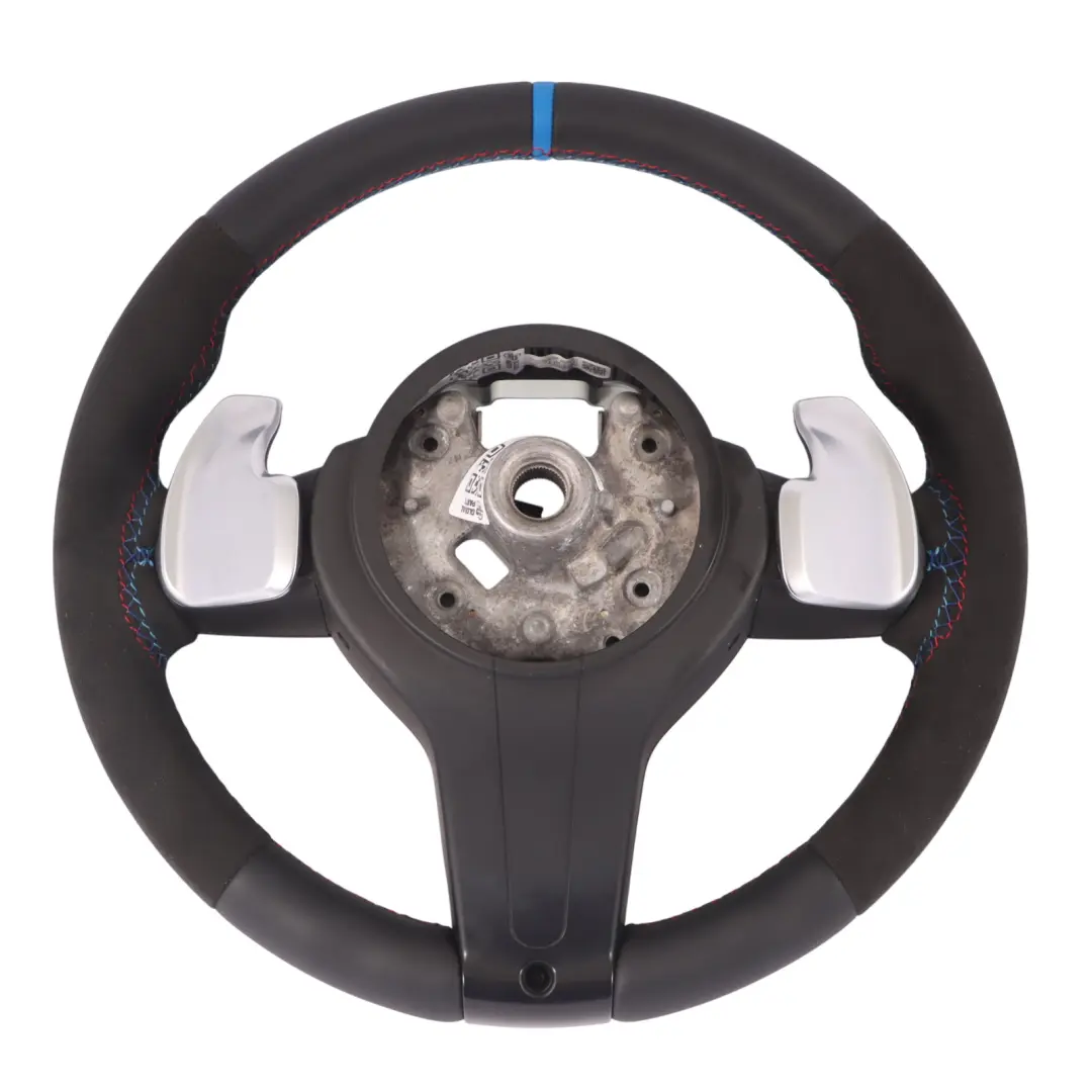 NUOVO Volante in pelle / Alcantara M Sport Paddle Shift per BMW X3 F25 F26 X5 F15 con numero di parte 7851498 BMW X3 F25 F26 X5 F15 NUOVO Volante in pelle / Alcantara M Sport Paddle Shift - SKU 7851498-2 - Numero di parte 7851498