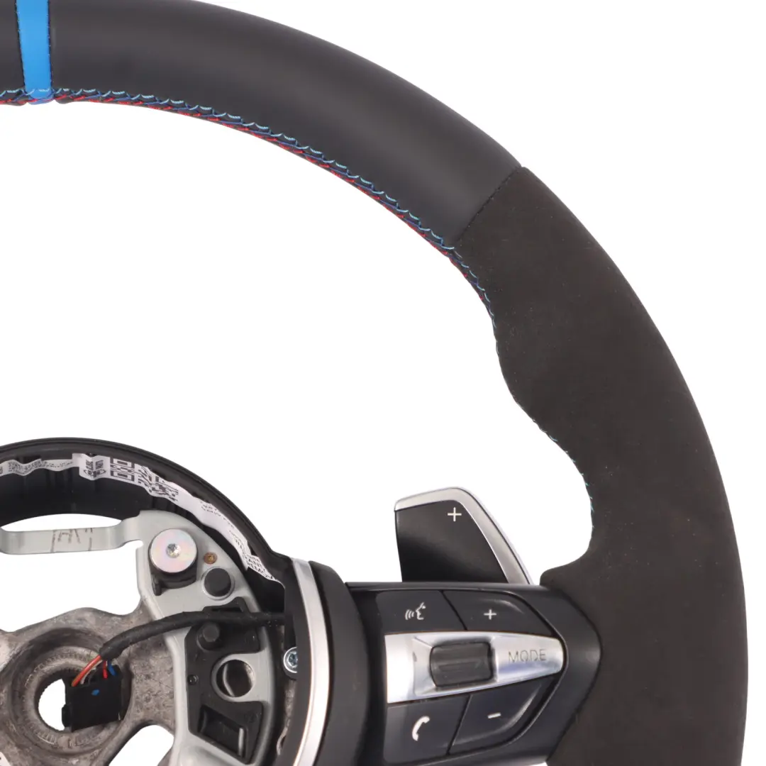 NUEVO Cuero / Alcantara M Sport Volante Paddle Shift para BMW X3 F25 X4 F26 X5 F15 con número de pieza 7851498 BMW X3 F25 X4 F26 X5 F15 NUEVO Cuero / Alcantara M Sport Volante Paddle Shift - SKU 7851498-2 - Número de pieza 7851498