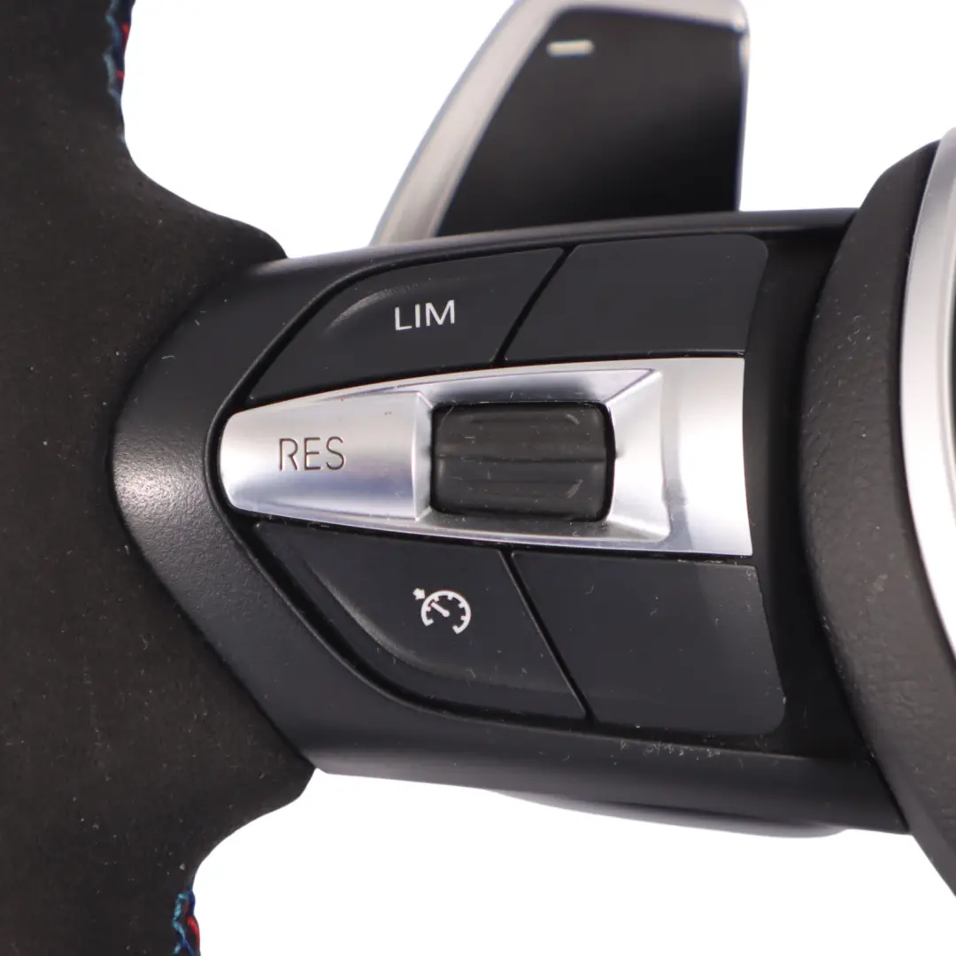 NEU Leder / Alcantara M Sport Lenkrad mit Schaltwippen für BMW X3 F25 X4 F26 X5 F15 mit Teilenummer 7851498 BMW X3 F25 X4 F26 X5 F15 NEU Leder / Alcantara M Sport Lenkrad mit Schaltwippen - SKU 7851498-2 - Teilenummer 7851498