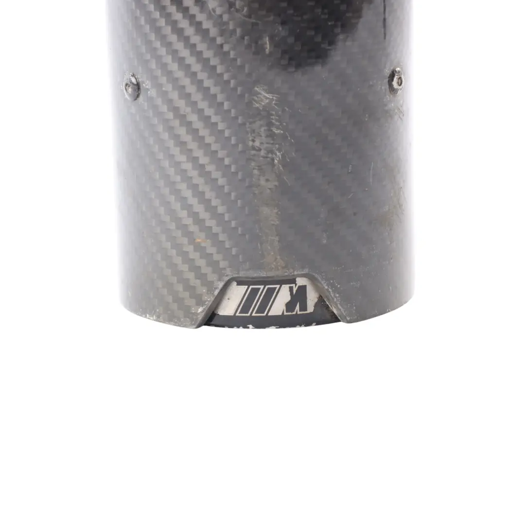 BMW F80 M3 F82 M4 M Sport Exhaust Tailpipe Tail Pipe Trim Black Chrome - SKU 7853892 - Part number 7853892