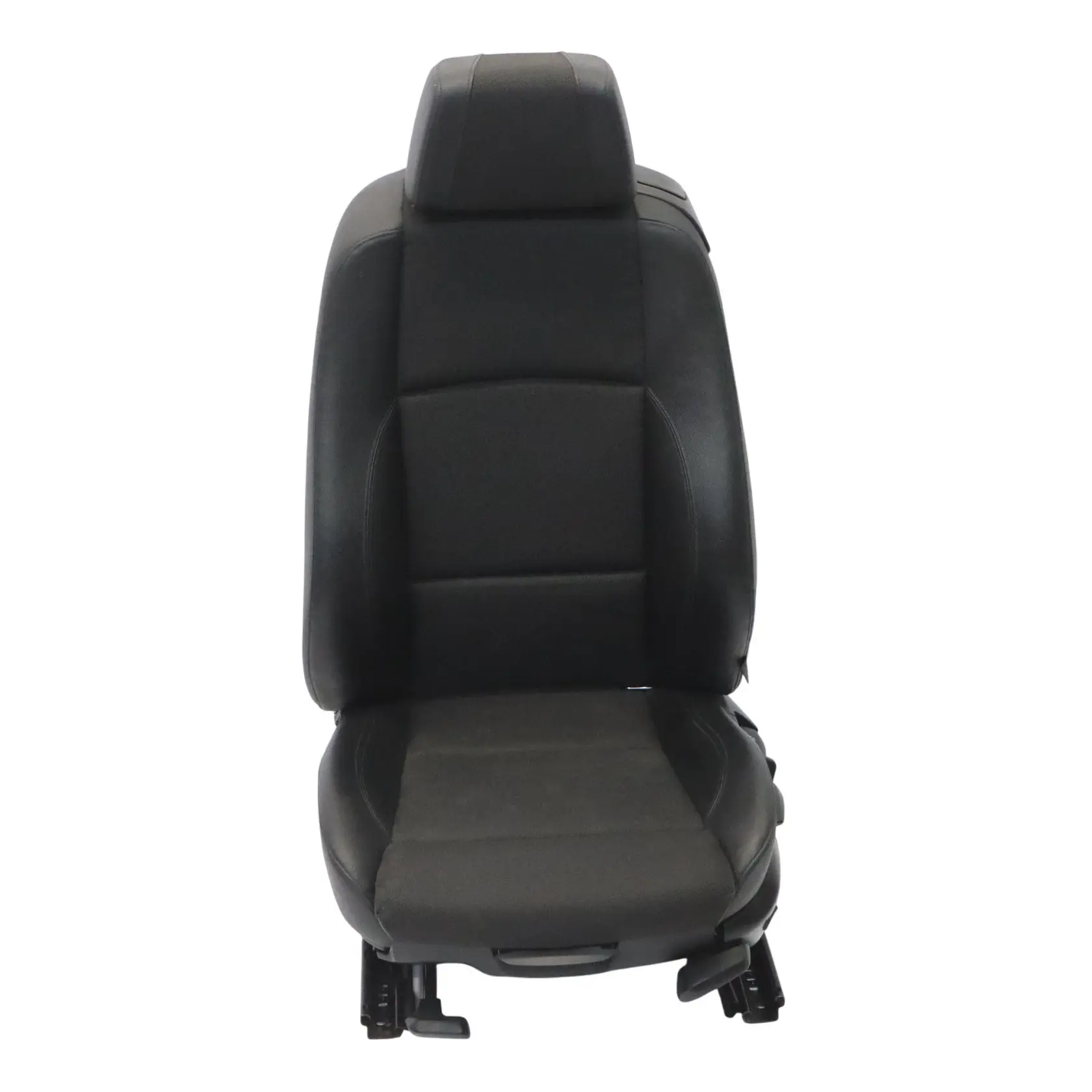 BMW E88 Cabrio M Sport Asiento Delantero Izquierdo Tela Negra/Cuero Remitido