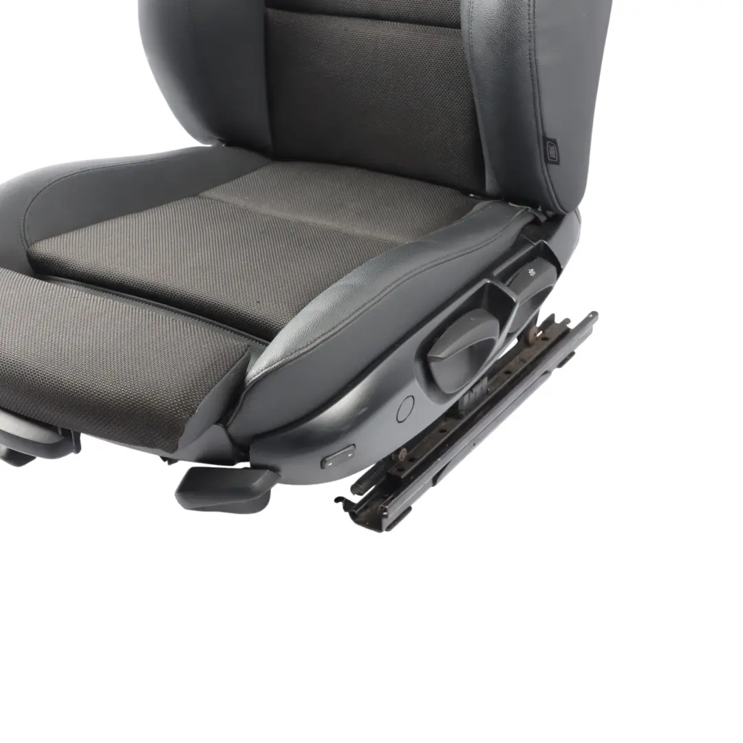 Front Left N/S Heated Cloth/Imitation Leather Black to BMW E88 M Sport Seat with Part number 7903361 BMW E88 M Sport Seat Front Left N/S Heated Cloth/Imitation Leather Black - SKU 7903361-3 - Part number 7903361