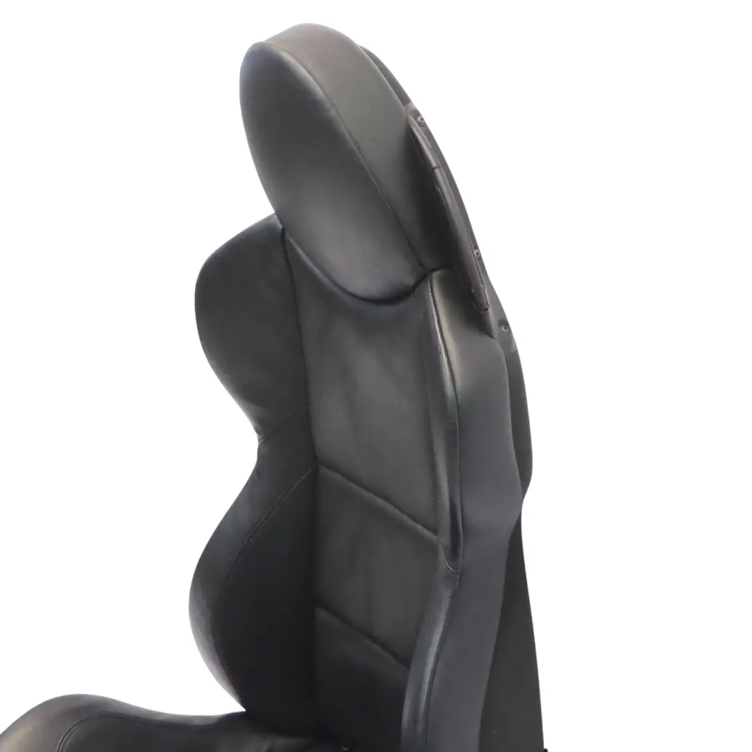 Sedile anteriore sinistro riscaldato pelle Oregon Nero per BMW Z4 E85 M Sport con numero di parte 7909235 BMW Z4 E85 M Sport Sedile anteriore sinistro riscaldato pelle Oregon Nero - SKU 7909235-2 - Numero di parte 7909235