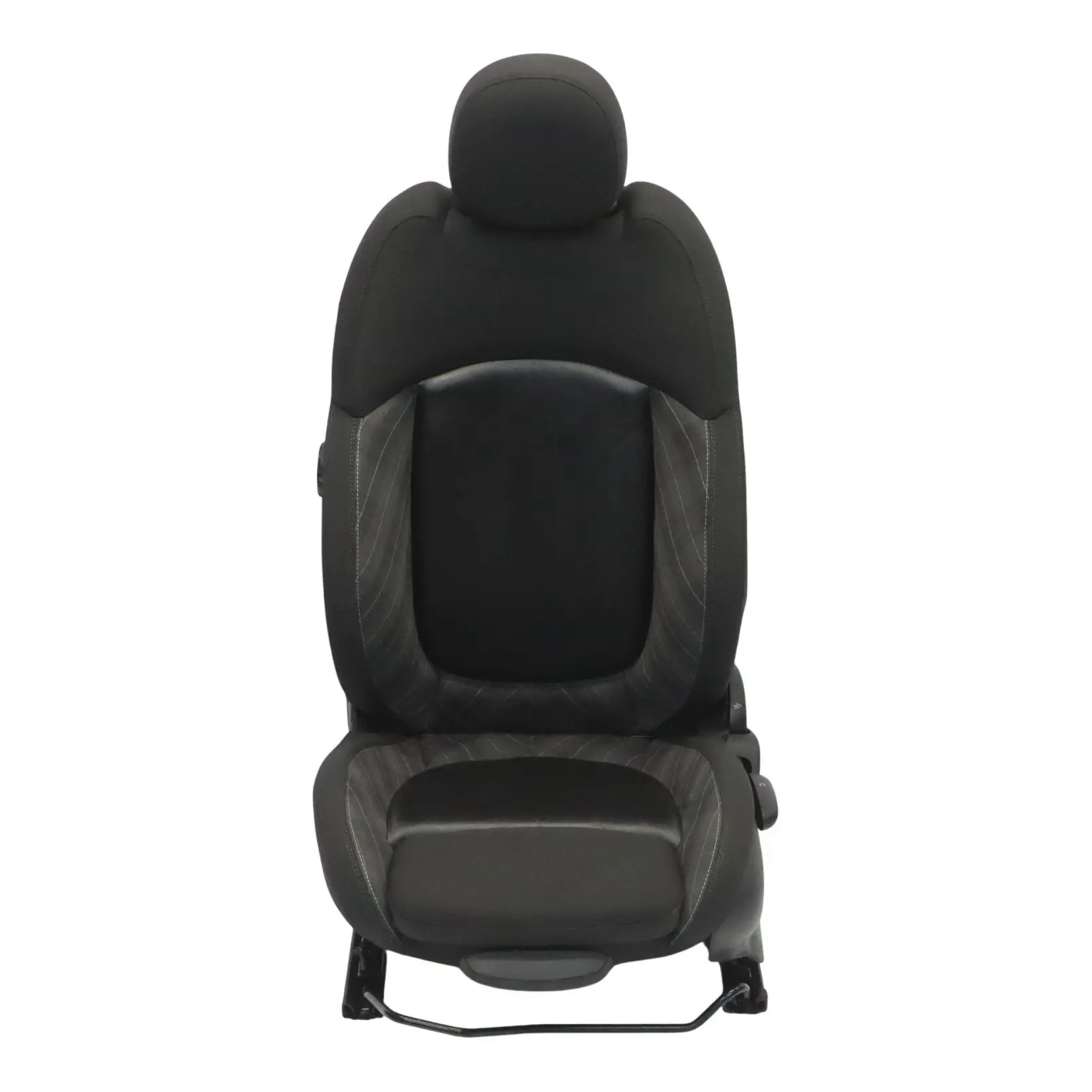 Front Seat Mini Cooper One F56 Sport Cloth / Leather Left N/S Diamond Black