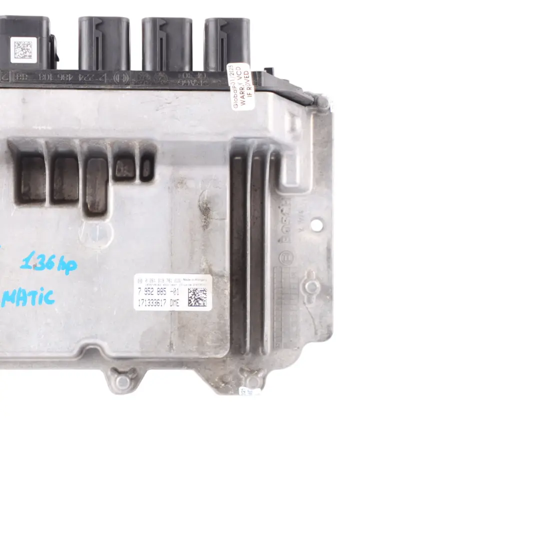 BMW F22 218i B38 136HP Engine Module Control Unit ECU DME Automatic - SKU 7952885 - Part number 7952885