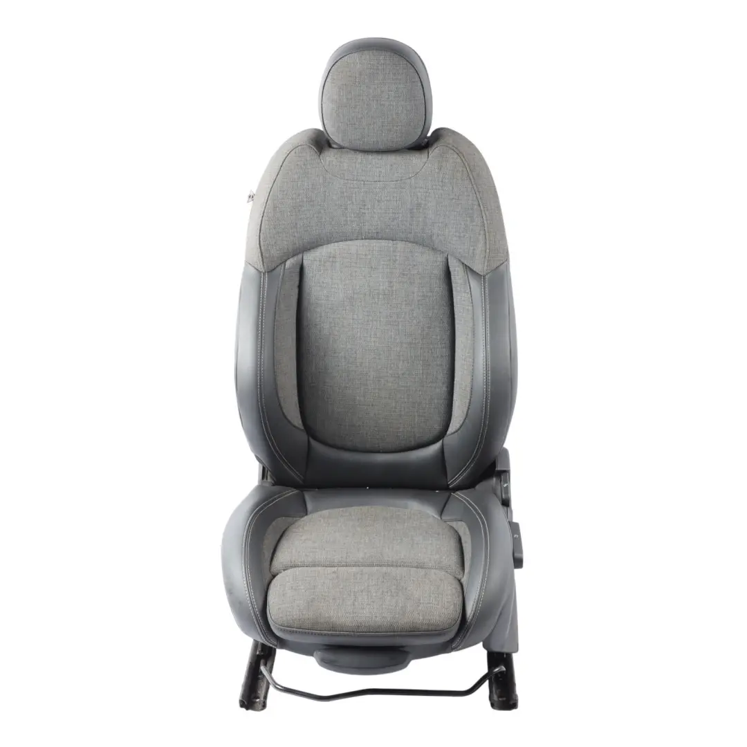 Front Left N/S Heated Half Leather Fabric Pearl Black Carbon to Mini F56 Sport Seat with Part number 7955981 Mini F56 Sport Seat Front Left N/S Heated Half Leather Fabric Pearl Black Carbon - SKU 7955981-5 - Part number 7955981