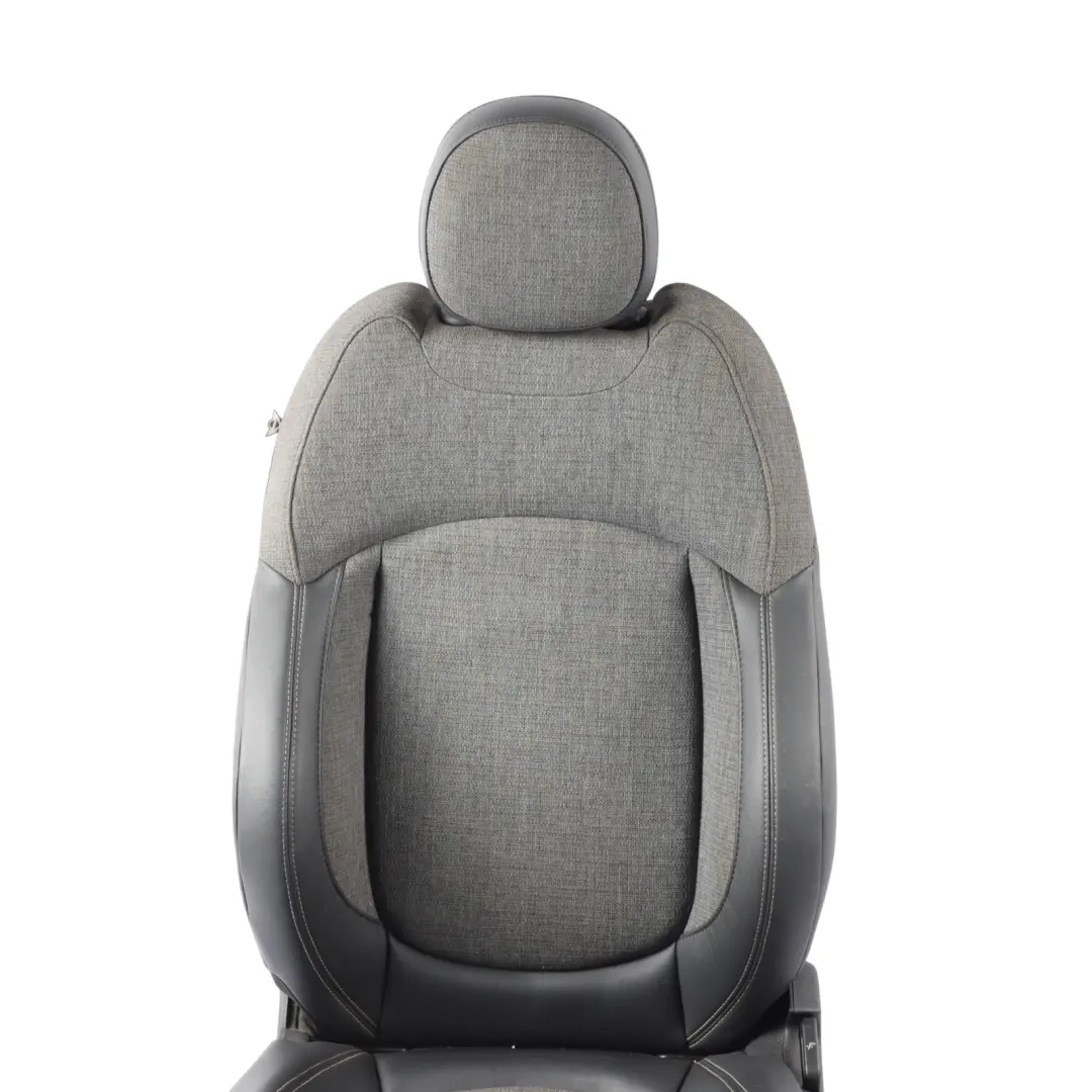 Front Left N/S Heated Half Leather Fabric Pearl Black Carbon to Mini F56 Sport Seat with Part number 7955981 Mini F56 Sport Seat Front Left N/S Heated Half Leather Fabric Pearl Black Carbon - SKU 7955981-5 - Part number 7955981