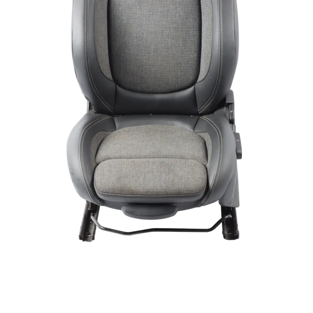 Front Left N/S Heated Half Leather Fabric Pearl Black Carbon to Mini F56 Sport Seat with Part number 7955981 Mini F56 Sport Seat Front Left N/S Heated Half Leather Fabric Pearl Black Carbon - SKU 7955981-5 - Part number 7955981
