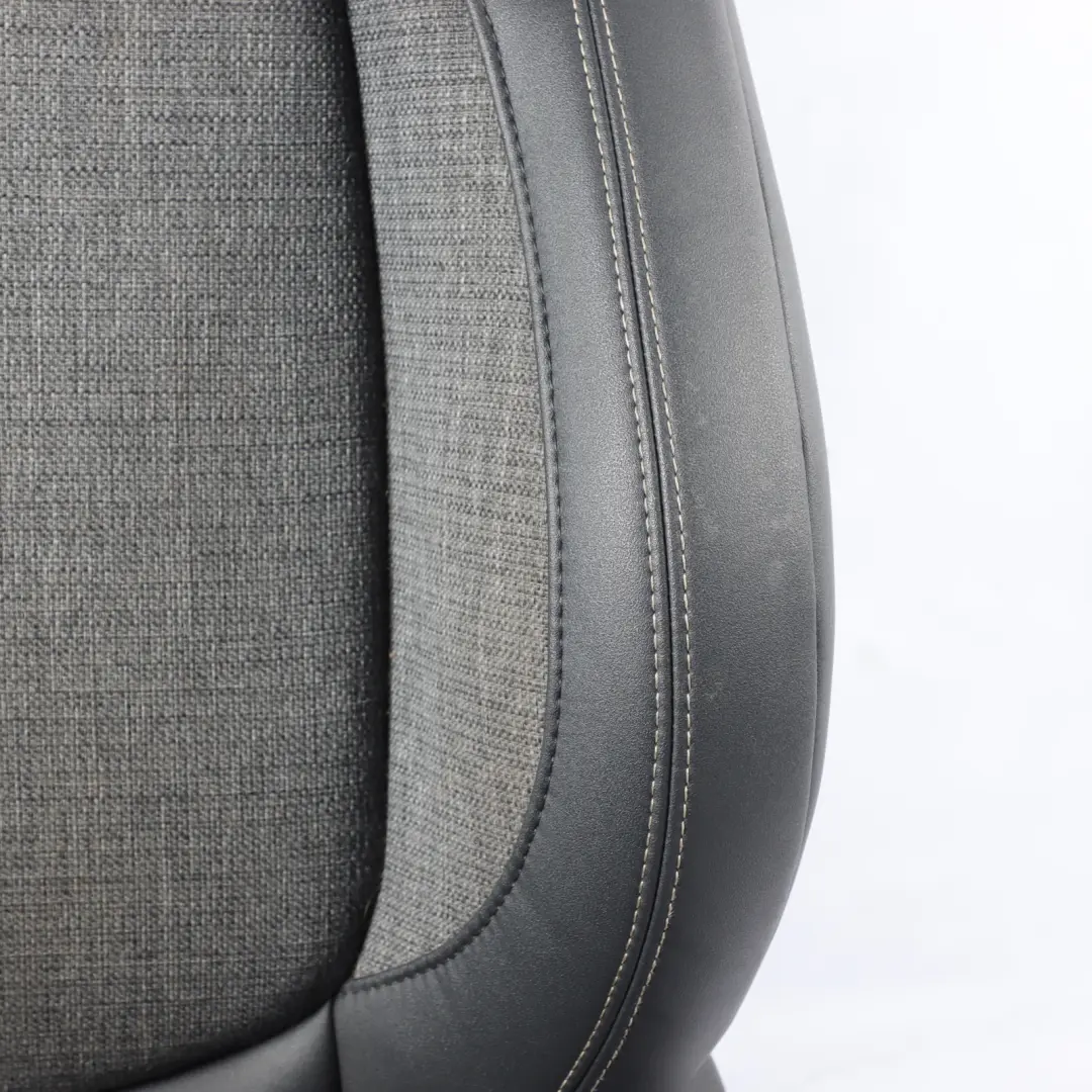 Front Left N/S Heated Half Leather Fabric Pearl Black Carbon to Mini F56 Sport Seat with Part number 7955981 Mini F56 Sport Seat Front Left N/S Heated Half Leather Fabric Pearl Black Carbon - SKU 7955981-5 - Part number 7955981