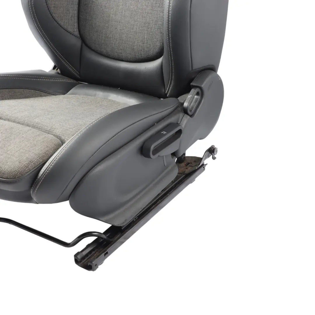 Front Left N/S Heated Half Leather Fabric Pearl Black Carbon to Mini F56 Sport Seat with Part number 7955981 Mini F56 Sport Seat Front Left N/S Heated Half Leather Fabric Pearl Black Carbon - SKU 7955981-5 - Part number 7955981