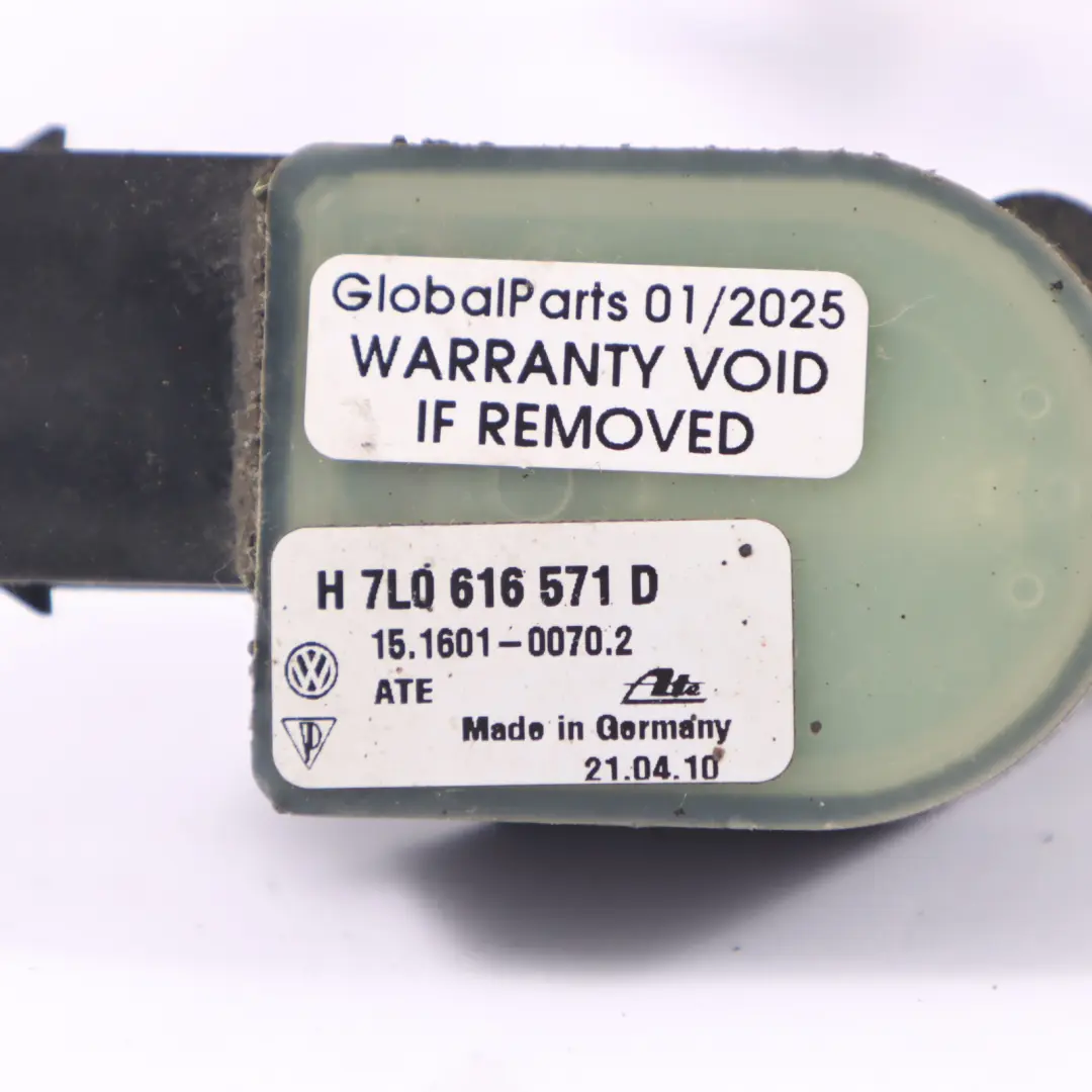 Audi Q7 4L Sensor de altura del faro delantero derecho - SKU 7L0616571D - Número de pieza 7L0616571D