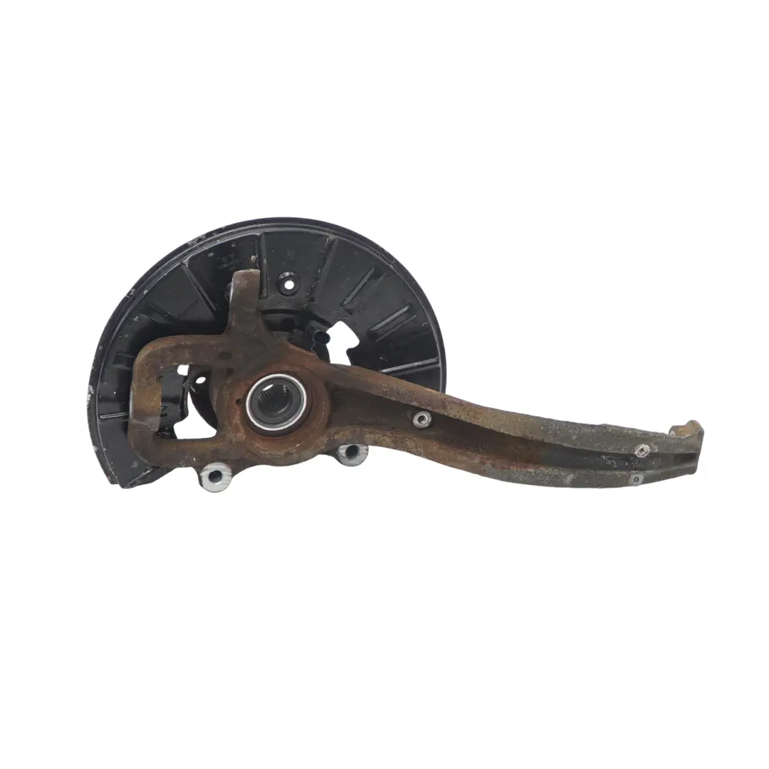 Carrier Front Left N/S Wheel Hub Holder Brake Disc Plate to Audi Q7 4L Wheel with Part number 7L8407257B Audi Q7 4L Wheel Carrier Front Left N/S Wheel Hub Holder Brake Disc Plate - SKU 7L8407257B - Part number 7L8407257B