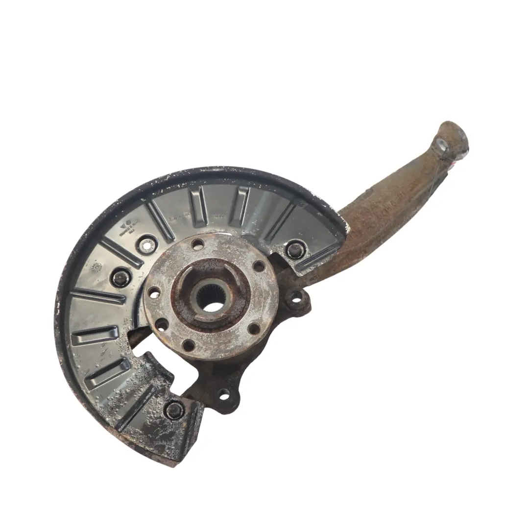 Rueda Delantera Derecha Cubo de Rueda Soporte Disco de Freno para Audi Q7 4L con número de pieza 7L8407258B Audi Q7 4L Rueda Delantera Derecha Cubo de Rueda Soporte Disco de Freno - SKU 7L8407258B - Número de pieza 7L8407258B