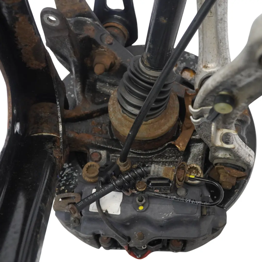 Audi Q7 4L 3.0 TDI Fahrwerksbein hinten links Radträger Bremsscheibe Bremssattel - SKU 7L8505435A - Teilenummer 7L8505435A