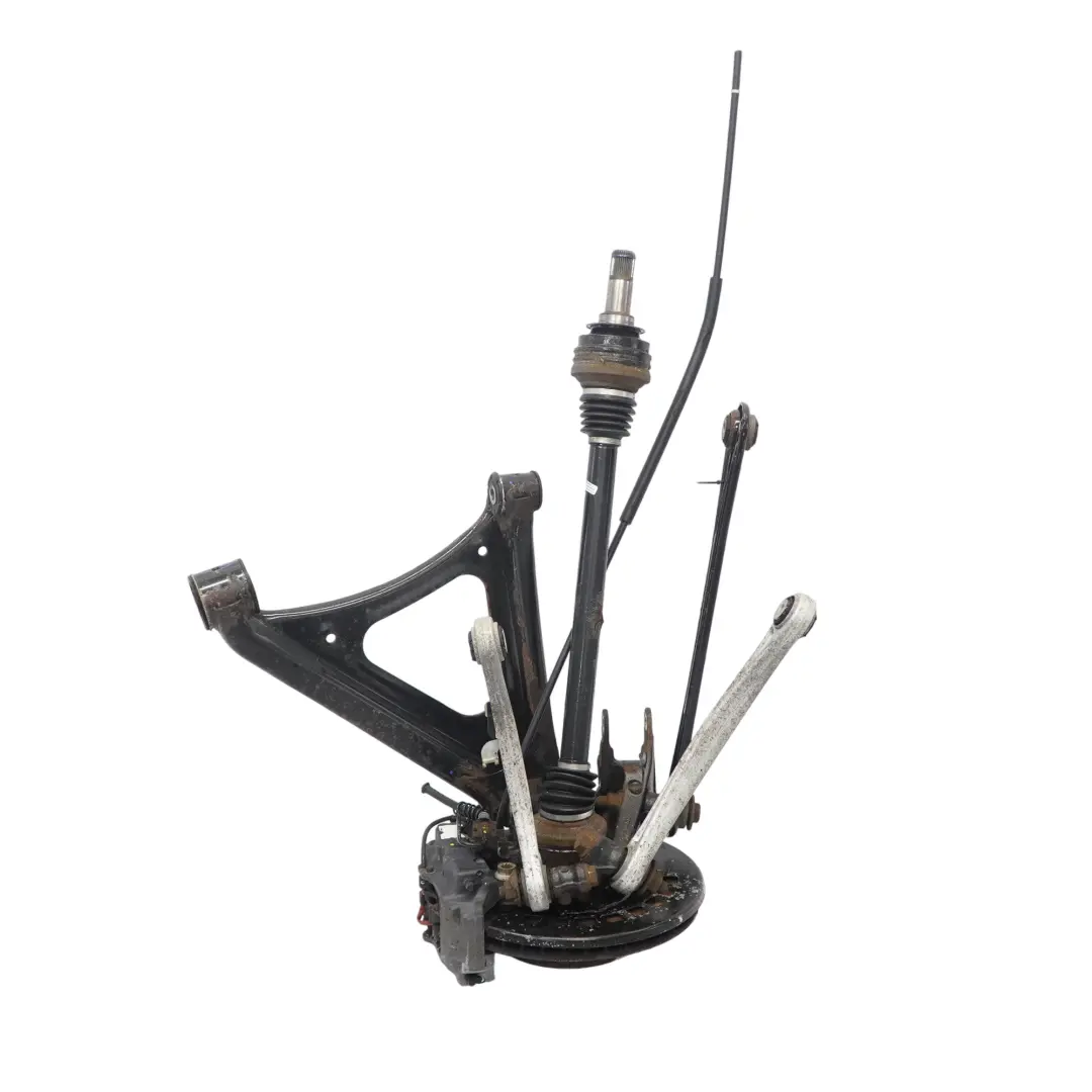 Fahrwerksbein hinten links Radträger Bremsscheibe Bremssattel für Audi Q7 4L 3.0 TDI mit Teilenummer 7L8505435A Audi Q7 4L 3.0 TDI Fahrwerksbein hinten links Radträger Bremsscheibe Bremssattel - SKU 7L8505435A - Teilenummer 7L8505435A