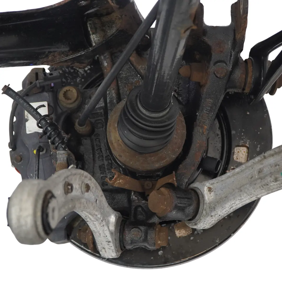 Audi Q7 4L 3.0 TDI Fahrwerksbein hinten links Radträger Bremsscheibe Bremssattel - SKU 7L8505435A - Teilenummer 7L8505435A