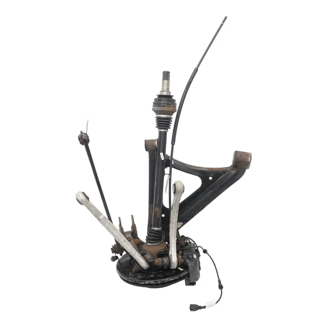 Audi Q7 4L 3.0 TDI Suspension Jambes Etrier de frein du support arrière droit - SKU 7L8505436A - Numéro de pièce 7L8505436A