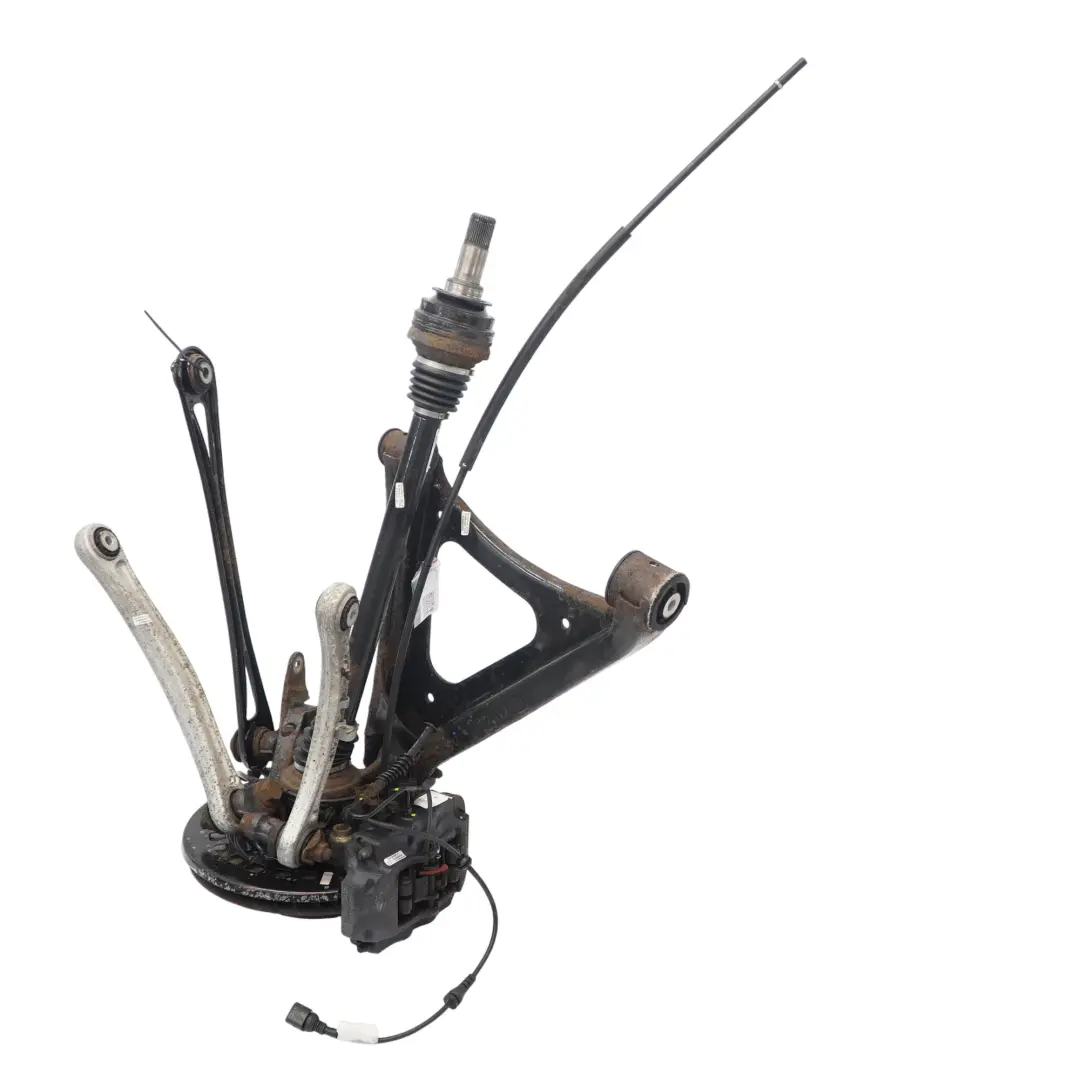 Audi Q7 4L 3.0 TDI Suspension Jambes Etrier de frein du support arrière droit - SKU 7L8505436A - Numéro de pièce 7L8505436A
