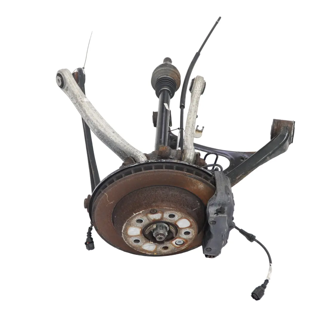 Audi Q7 4L 3.0 TDI Suspension Jambes Etrier de frein du support arrière droit - SKU 7L8505436A - Numéro de pièce 7L8505436A