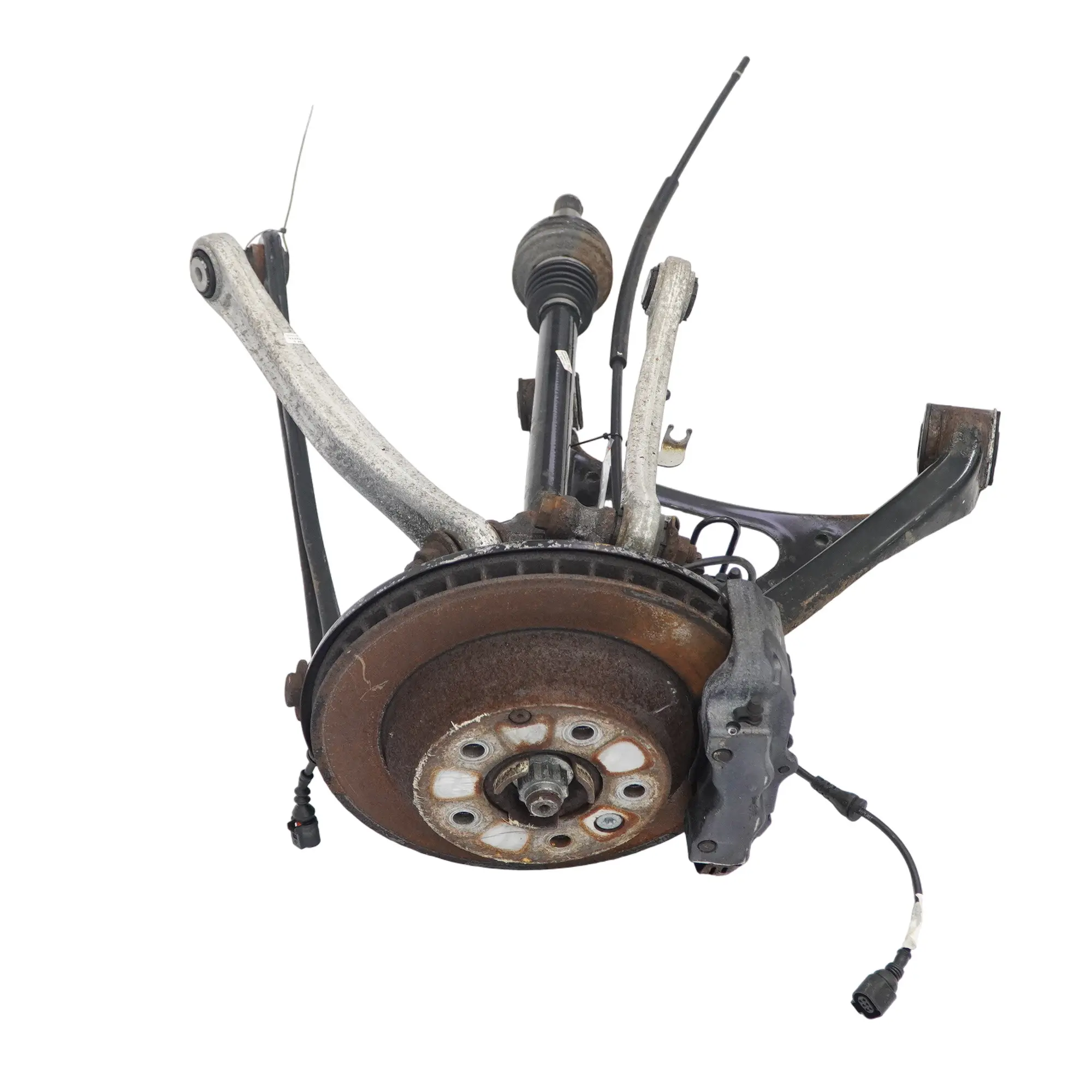 Audi Q7 4L 3.0 TDI Suspension Leg Rear Right O/S Wheel Carrier Brake Caliper