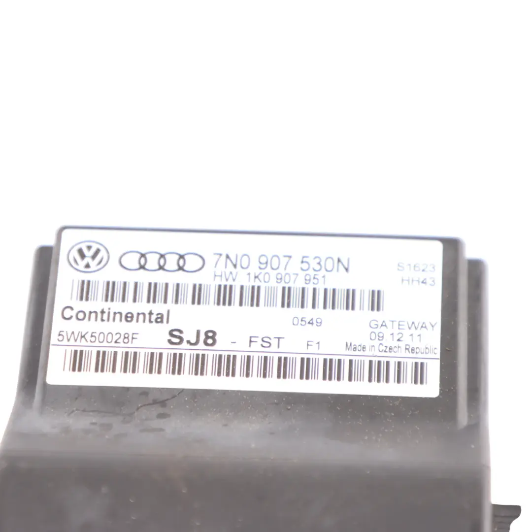 7N Módulo Puerta Enlace Control Central para Audi A3 8P Volkswagen Tiguan con número de pieza 7N0907530N Audi A3 8P Volkswagen Tiguan 7N Módulo Puerta Enlace Control Central - SKU 7N0907530N - Número de pieza 7N0907530N