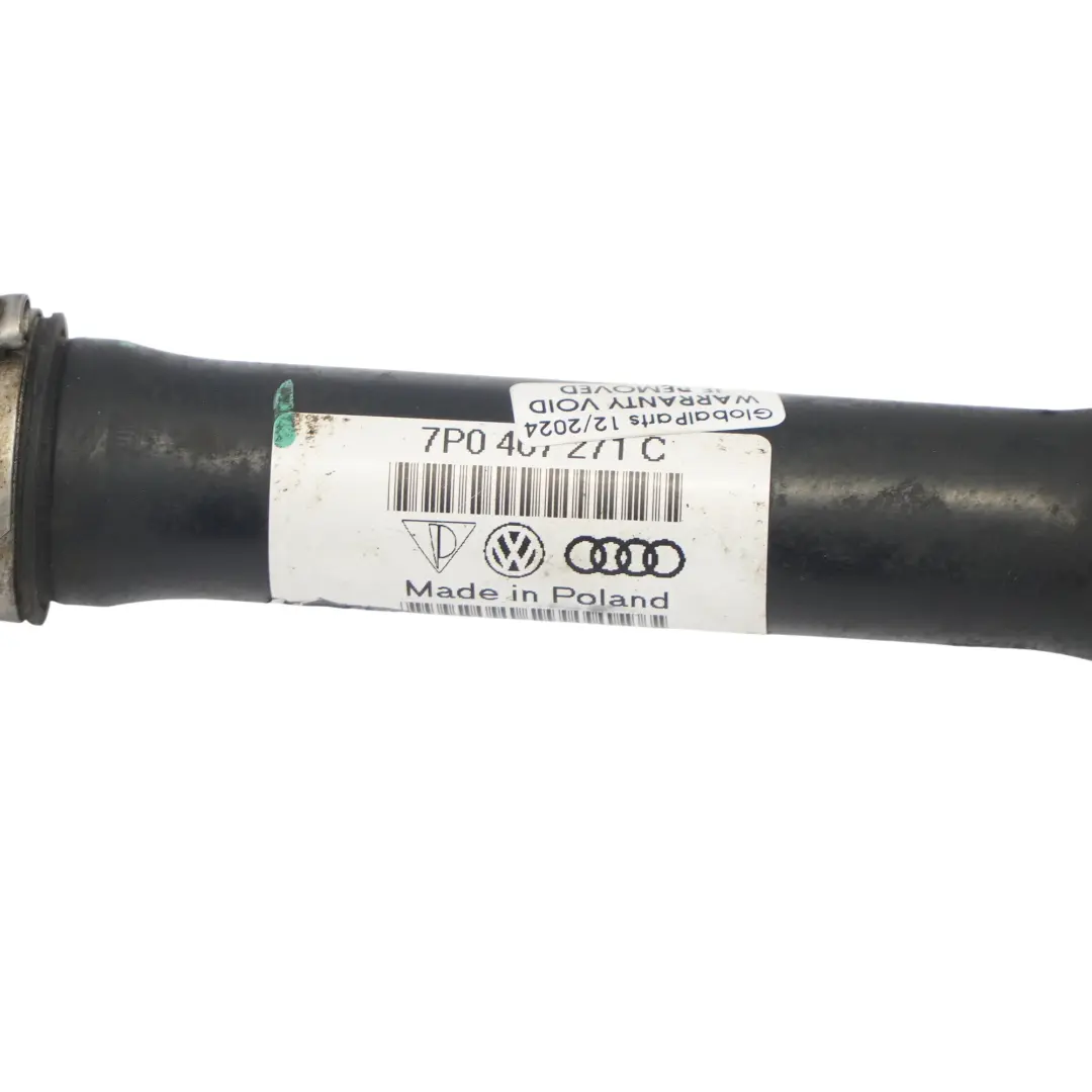 Front Axle Driveshaft Left Right N/O/S Drive Shaft to Audi Q7 4L with Part number 7P0407271C Audi Q7 4L Front Axle Driveshaft Left Right N/O/S Drive Shaft - SKU 7P0407271C - Part number 7P0407271C