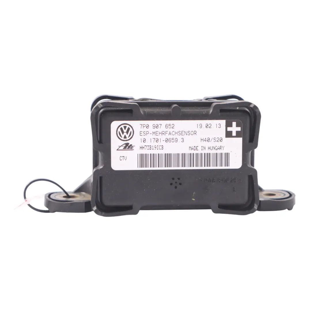 Sensor de guiñada Audi Q7 4L Módulo de unidad de velocidad de rotación para con número de pieza 7P0907652 Sensor de guiñada Audi Q7 4L Módulo de unidad de velocidad de rotación - SKU 7P0907652 - Número de pieza 7P0907652