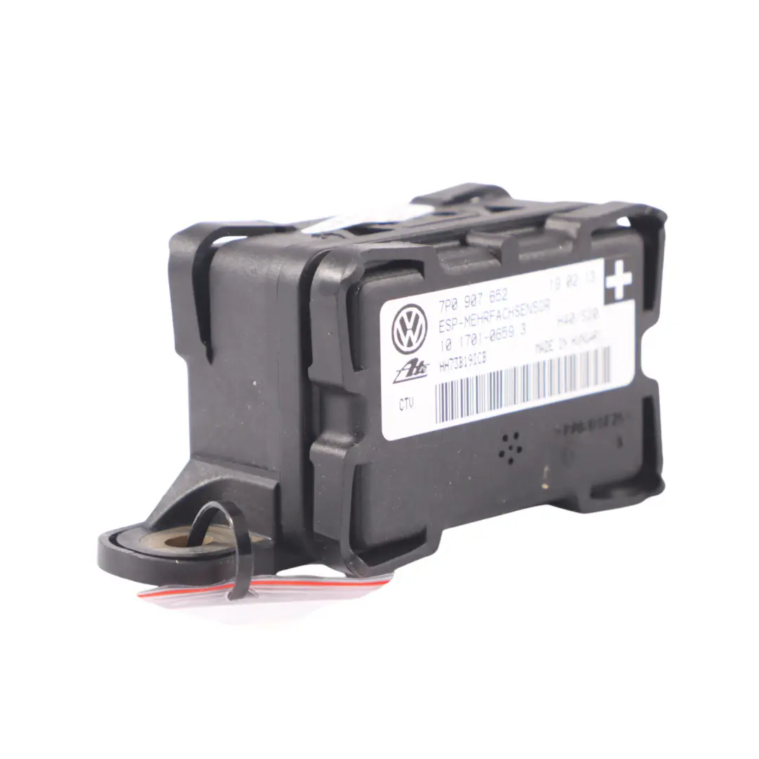 Sensor de guiñada Audi Q7 4L Módulo de unidad de velocidad de rotación para con número de pieza 7P0907652 Sensor de guiñada Audi Q7 4L Módulo de unidad de velocidad de rotación - SKU 7P0907652 - Número de pieza 7P0907652