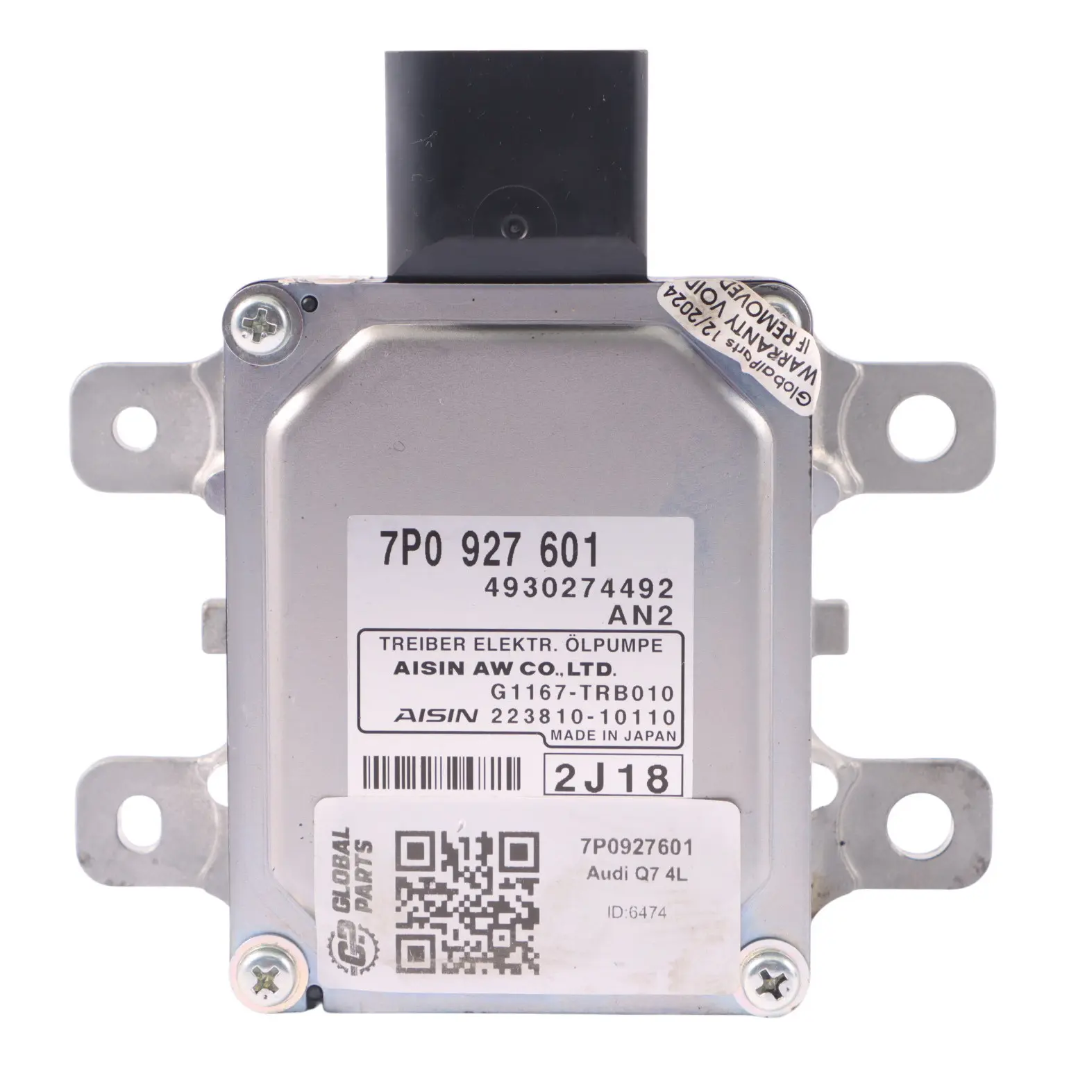 Audi Q7 4L olio pompa di controllo modulo unità ECU 7P0927601