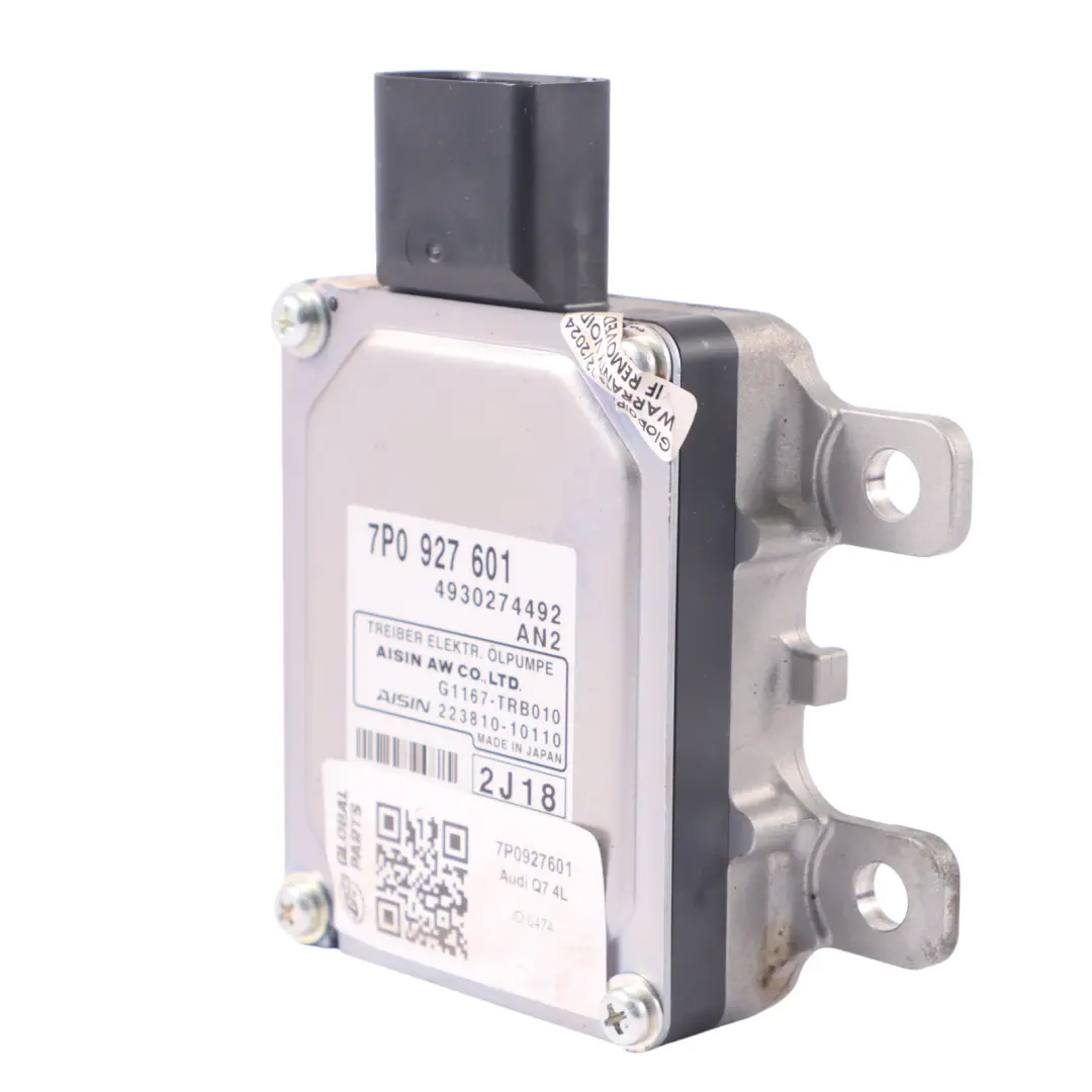 Oil Pump Control Audi Q7 4L Volkswagen Touareg 7P Module Unit ECU to with Part number 7P0927601 Oil Pump Control Audi Q7 4L Volkswagen Touareg 7P Module Unit ECU - SKU 7P0927601 - Part number 7P0927601