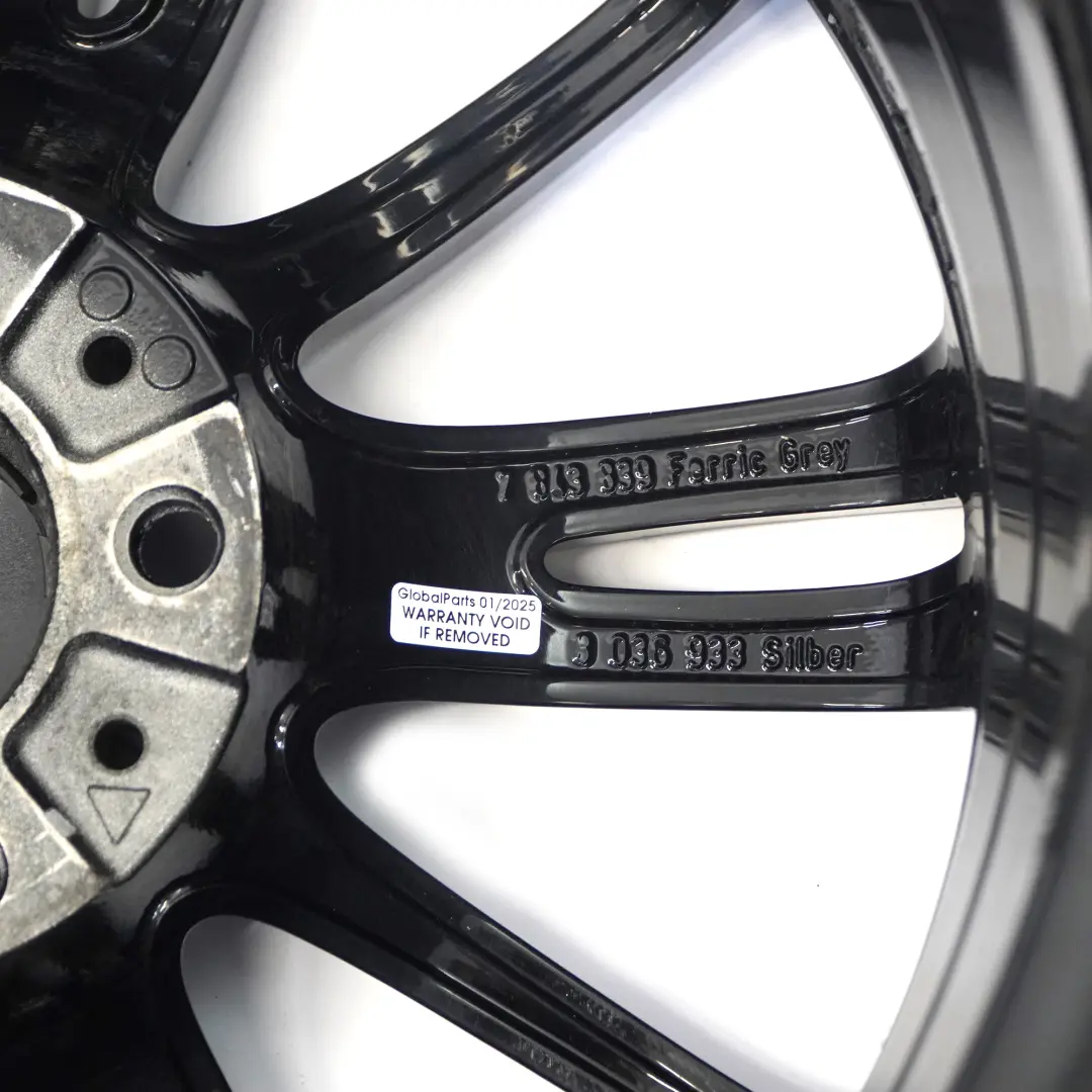 Front Alloy Wheel Rim 18" 8J ET:34 M Spider Spoke 193 to BMW E90 E91 E92 E93 Black with Part number 8036933 BMW E90 E91 E92 E93 Black Front Alloy Wheel Rim 18" 8J ET:34 M Spider Spoke 193 - SKU 8036933-10 - Part number 8036933