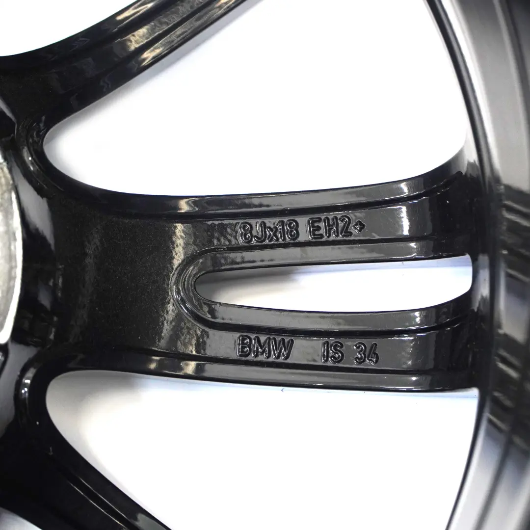 BMW E90 E91 E92 E93 Black Front Alloy Wheel Rim 18" 8J ET:34 M Spider Spoke 193 - SKU 8036933-10 - Part number 8036933