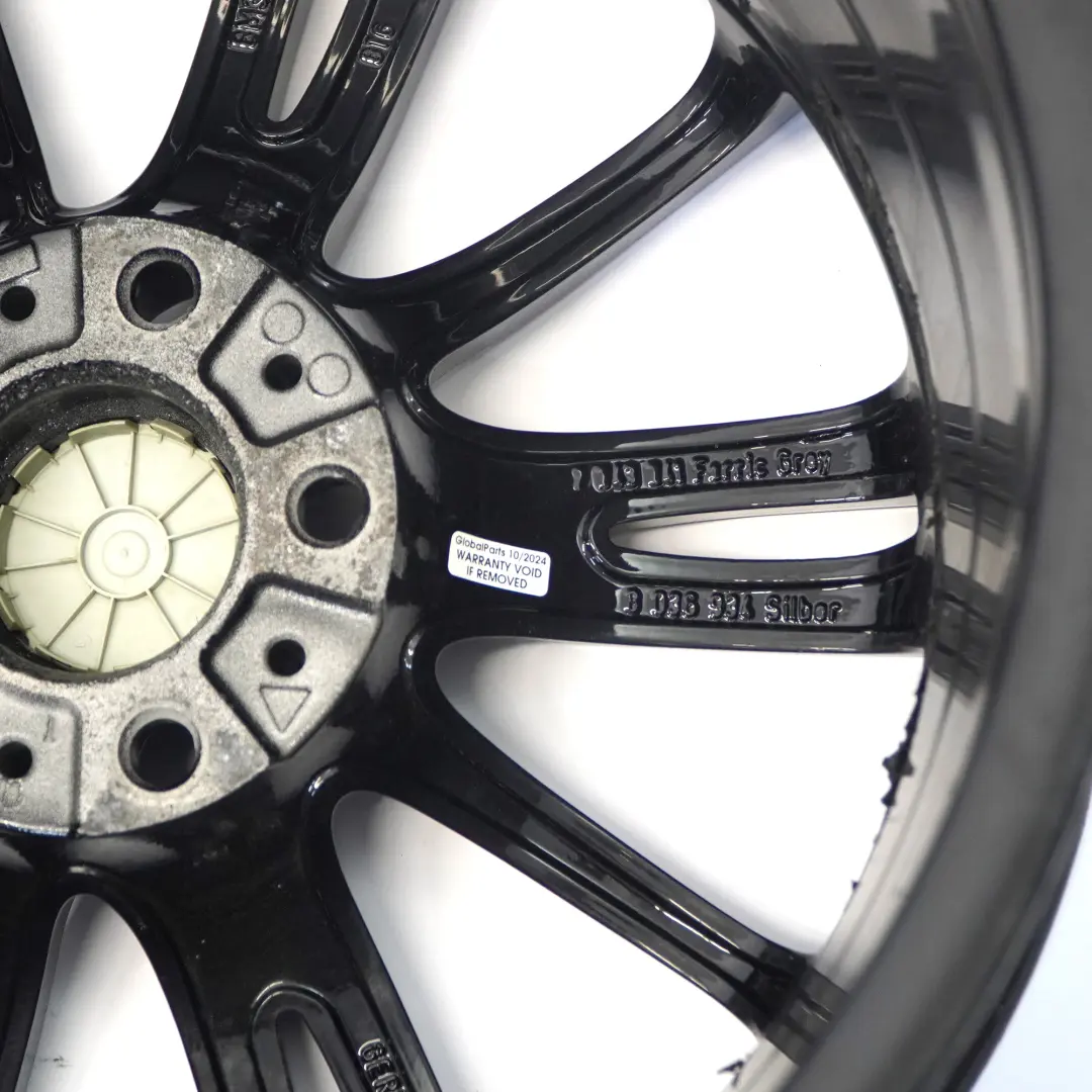 BMW E90 E91 E92 Black Rear Alloy Wheel Rim 18" 8,5J ET:37 M Spider Spoke 193 - SKU 8036934-10 - Part number 8036934