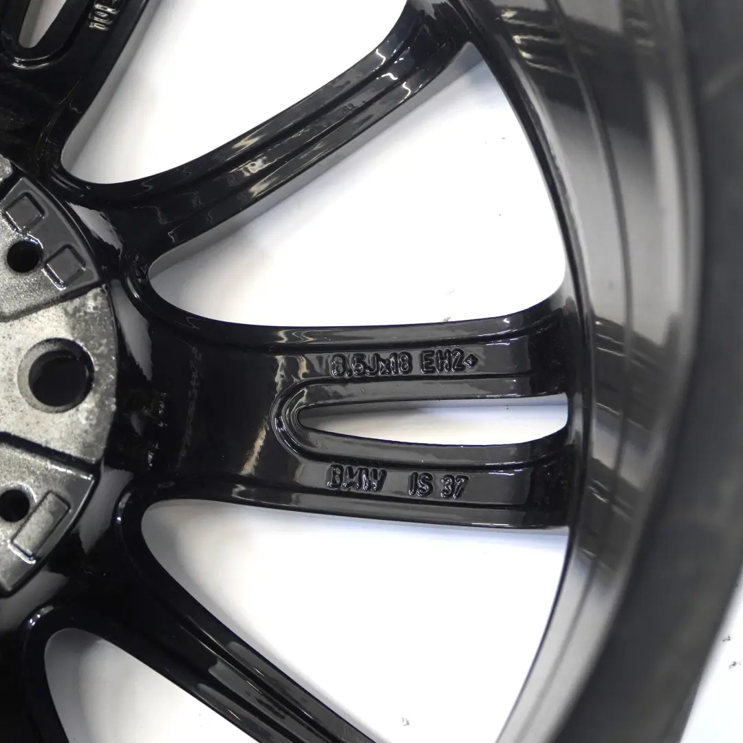 BMW E90 E91 E92 Black Rear Alloy Wheel Rim 18" 8,5J ET:37 M Spider Spoke 193 - SKU 8036934-10 - Part number 8036934