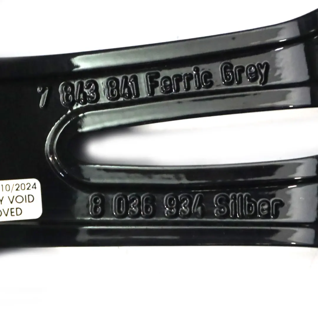 BMW E90 E91 E92 Black Rear Alloy Wheel Rim 18" 8,5J ET:37 M Spider Spoke 193 - SKU 8036934-9 - Part number 8036934