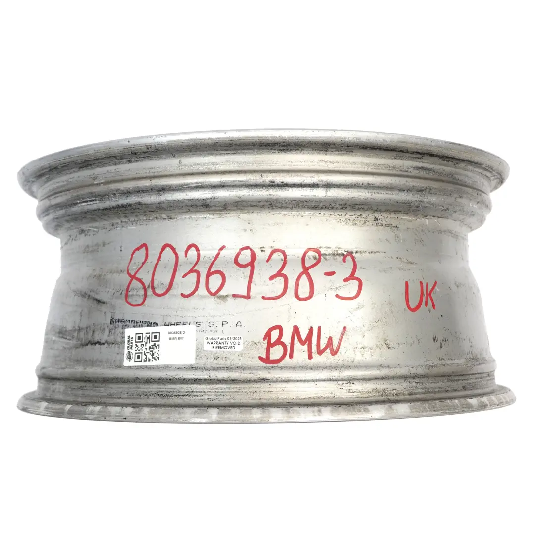 BMW E81 E82 E87 E88 Rear Wheel Alloy Rim 17" 7,5J ET:47 M Double Spoke 207 - SKU 8036938-3 - Part number 8036938