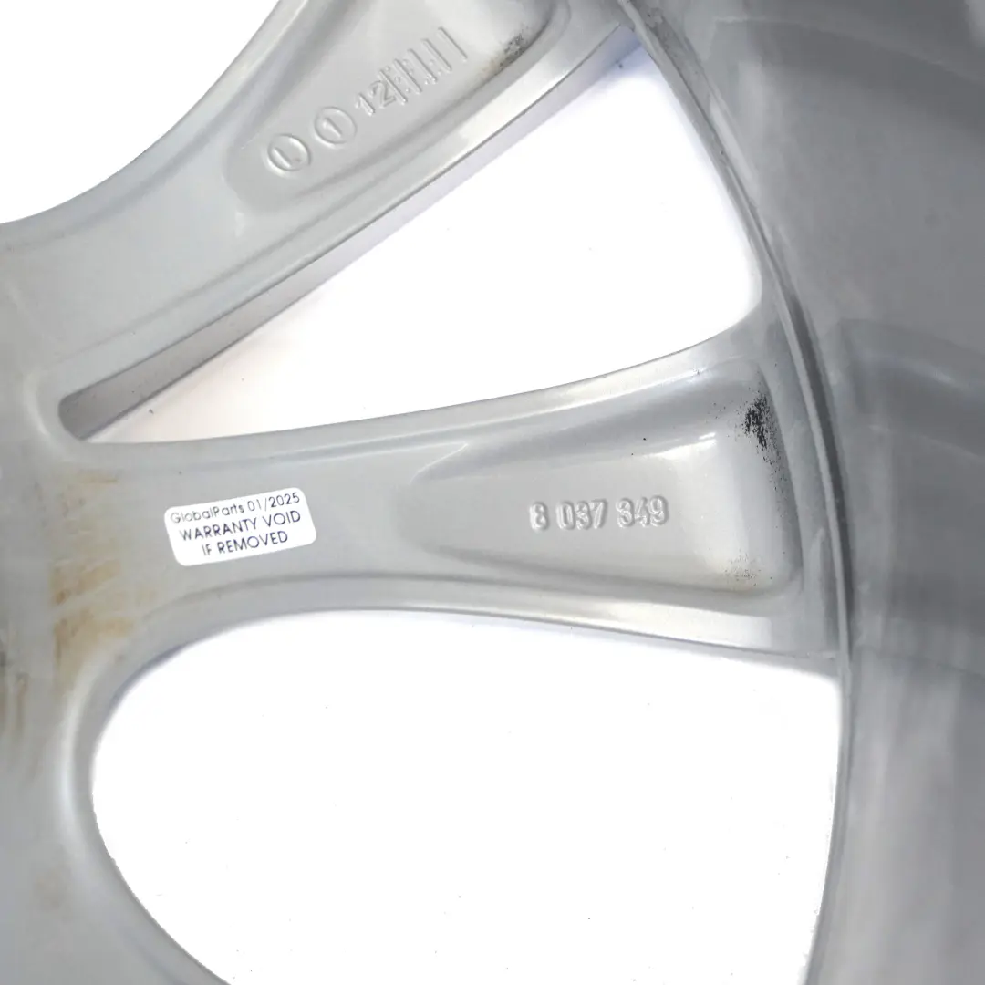 BMW X5 E70 Silver Front Wheel Alloy Rim 20" M V-spoke 227 10J ET:40 - SKU 8037349-7 - Part number 8037349