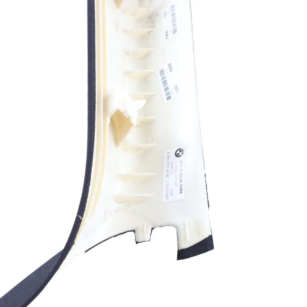 BMW F13 Coupe Osłona Słupeka A Panel Lewy Czarny Antracyt - SKU 8051013 - Numer Części 8051013