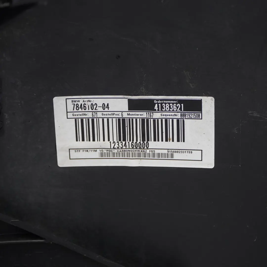 BMW F10 Zderzak Przedni M-Pakiet Carbon Black Czarny Metalik - 416 - SKU 8053876-CAR - Numer Części 8053876