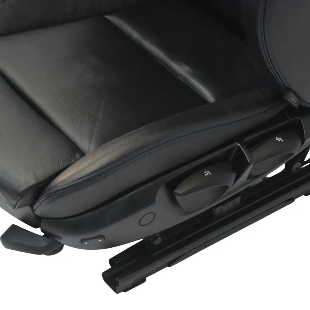 BMW E88 Convertible M Sport Asiento Delantero Izquierdo Cuero Boston Negro Azul - SKU 8053969-3 - Número de pieza 8053969