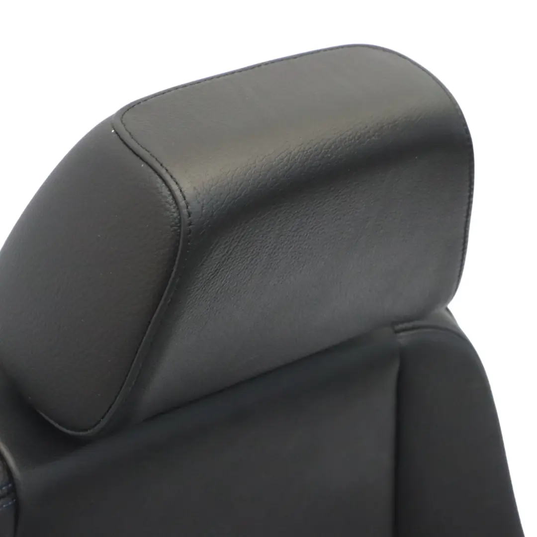 Vordersitz Links Leder Boston Schwarz Blau für BMW E88 Cabrio M Sport mit Teilenummer 8053969 BMW E88 Cabrio M Sport Vordersitz Links Leder Boston Schwarz Blau - SKU 8053969-3 - Teilenummer 8053969