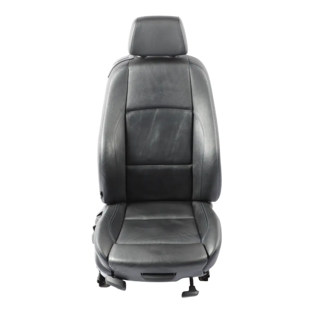 Front Seat Right O/S Leather Boston Black Blue to BMW E88 Convertible M Sport with Part number 8053970 BMW E88 Convertible M Sport Front Seat Right O/S Leather Boston Black Blue - SKU 8053970-1 - Part number 8053970