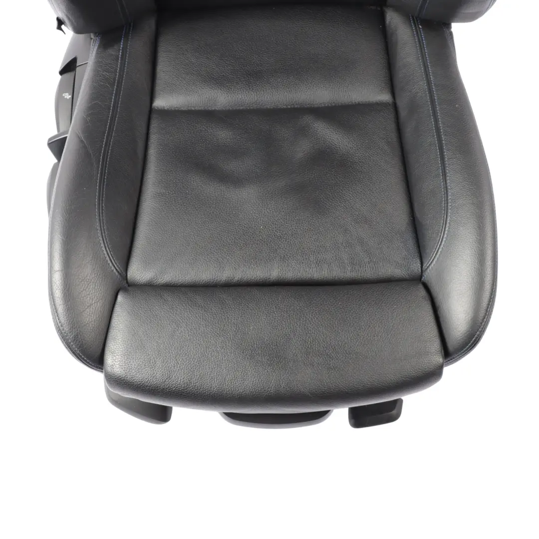 Front Seat Right O/S Leather Boston Black Blue to BMW E88 Convertible M Sport with Part number 8053970 BMW E88 Convertible M Sport Front Seat Right O/S Leather Boston Black Blue - SKU 8053970-1 - Part number 8053970