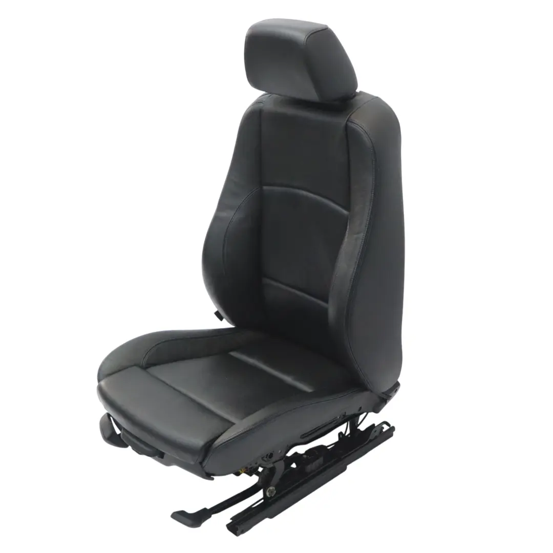 Front Seat Right O/S Leather Boston Black Blue to BMW E88 Convertible M Sport with Part number 8053970 BMW E88 Convertible M Sport Front Seat Right O/S Leather Boston Black Blue - SKU 8053970-2 - Part number 8053970