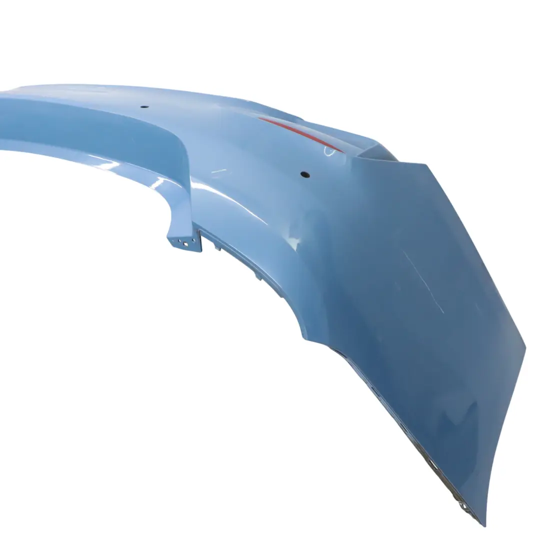 Complete Rear Bumper PDC Yas Marina Blue Metallic - B68 to BMW F82 F83 M4 with Part number 8056223 BMW F82 F83 M4 Complete Rear Bumper PDC Yas Marina Blue Metallic - B68 - SKU 8056223-YMB2 - Part number 8056223